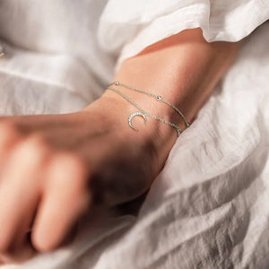 Crescent Moon & Star Bracelet