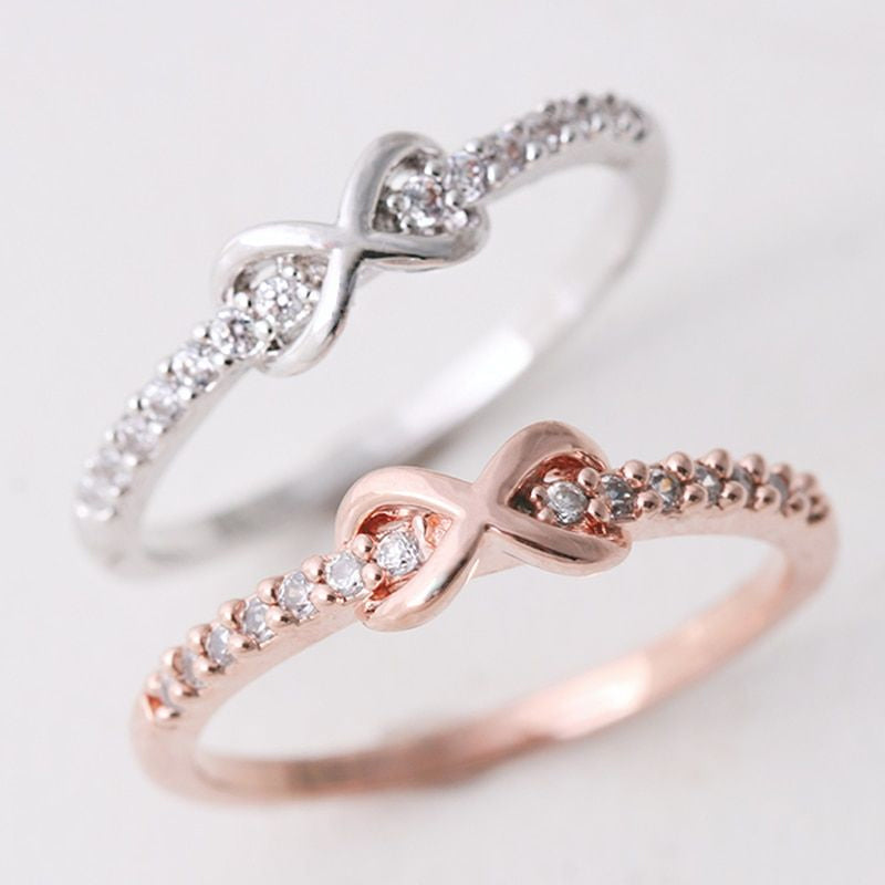 Elegant Infinity Ring