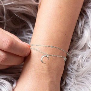 Crescent Moon & Star Bracelet