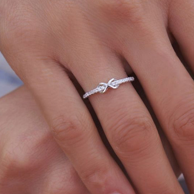 Elegant Infinity Ring