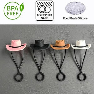 Silicone Cowboy Hat Straw Covers Cap