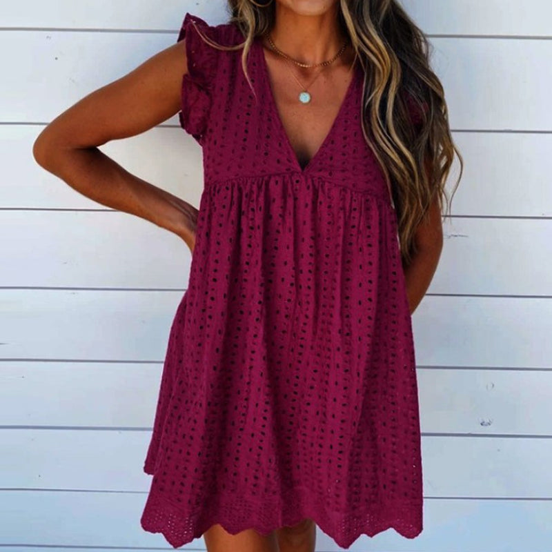 California Lace Dress Romper