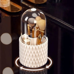 360° Spinning Makeup Brush Holder