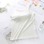 Women's Tank Top with Built-In Bra