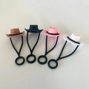 Silicone Cowboy Hat Straw Covers Cap