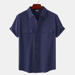 Men's Linen Short Sleeve Shirt