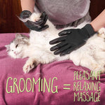 Pet Grooming Gloves, For Cats, Dogs & Horses