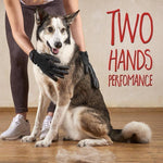 Pet Grooming Gloves, For Cats, Dogs & Horses