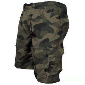 Men's Casual Elasticated Waist Cargo Shorts