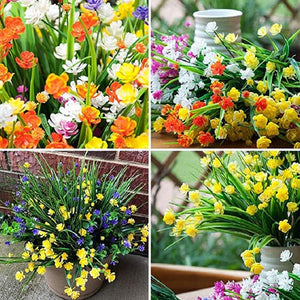 Outdoor Artificial Flowers(2 bundles)