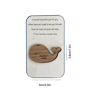 Pocket Hug Wooden Token