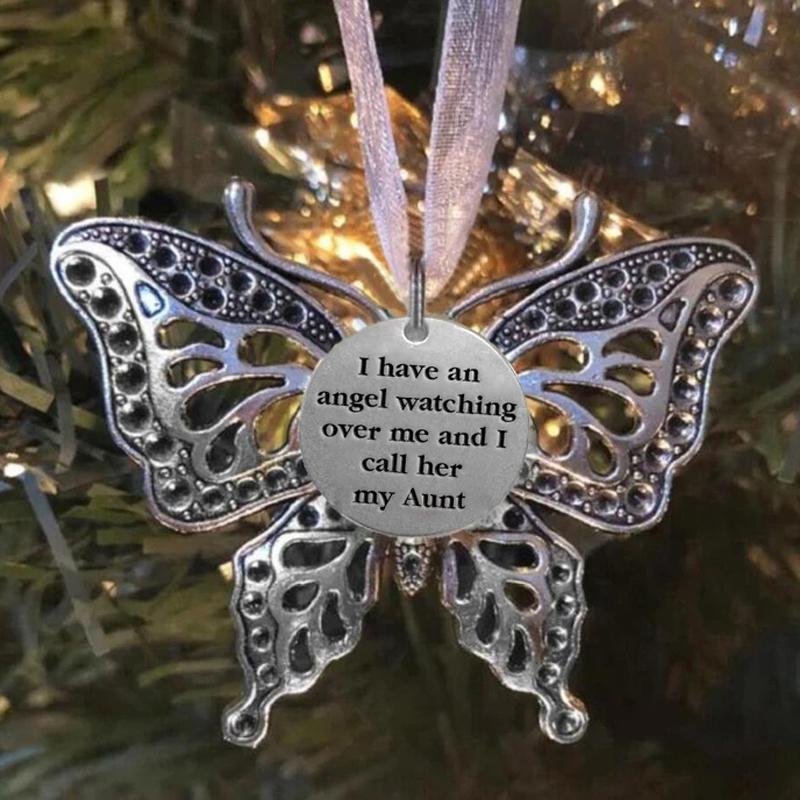 Memorial Butterfly Pendant for Loss of Loved One