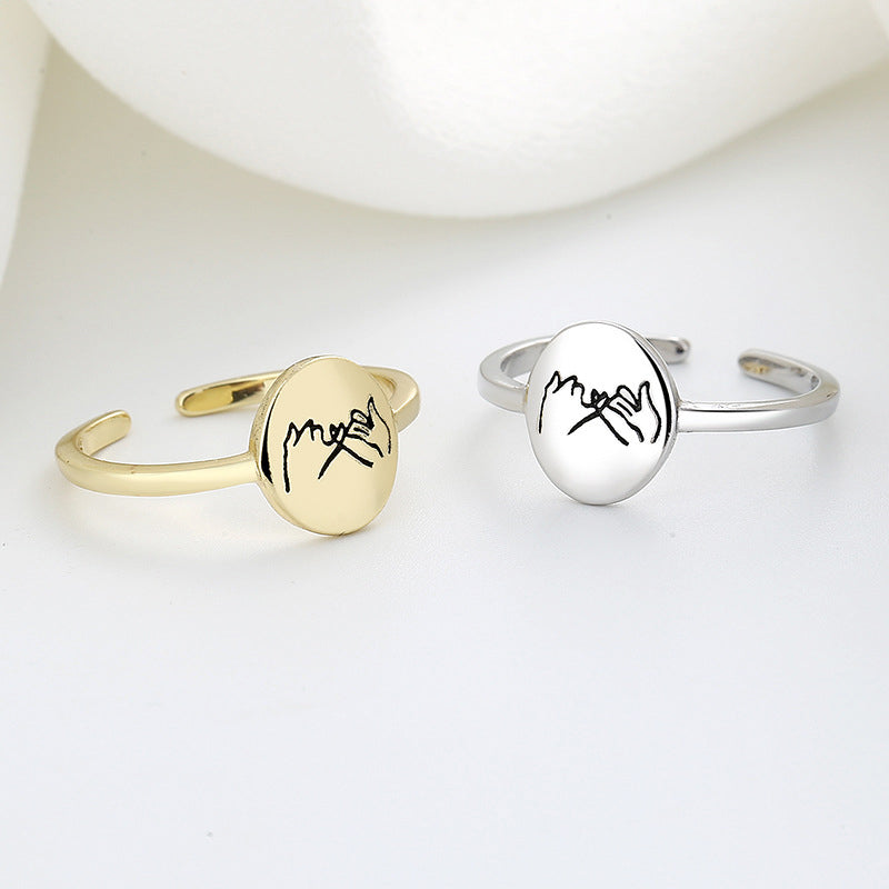 Side By Side Promise Ring