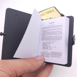 Mini Bible Cross Keychain