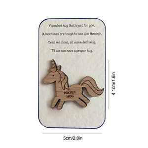 Pocket Hug Wooden Token