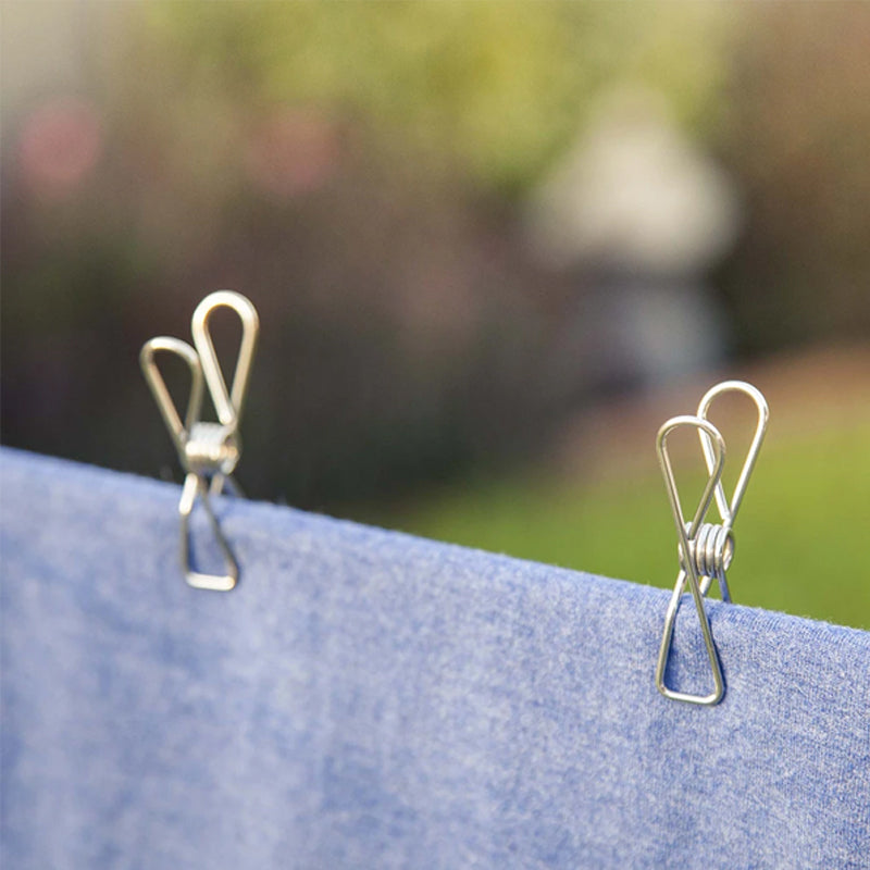 Stainless Steel Wire Clips for Clothes Drying