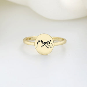 Side By Side Promise Ring