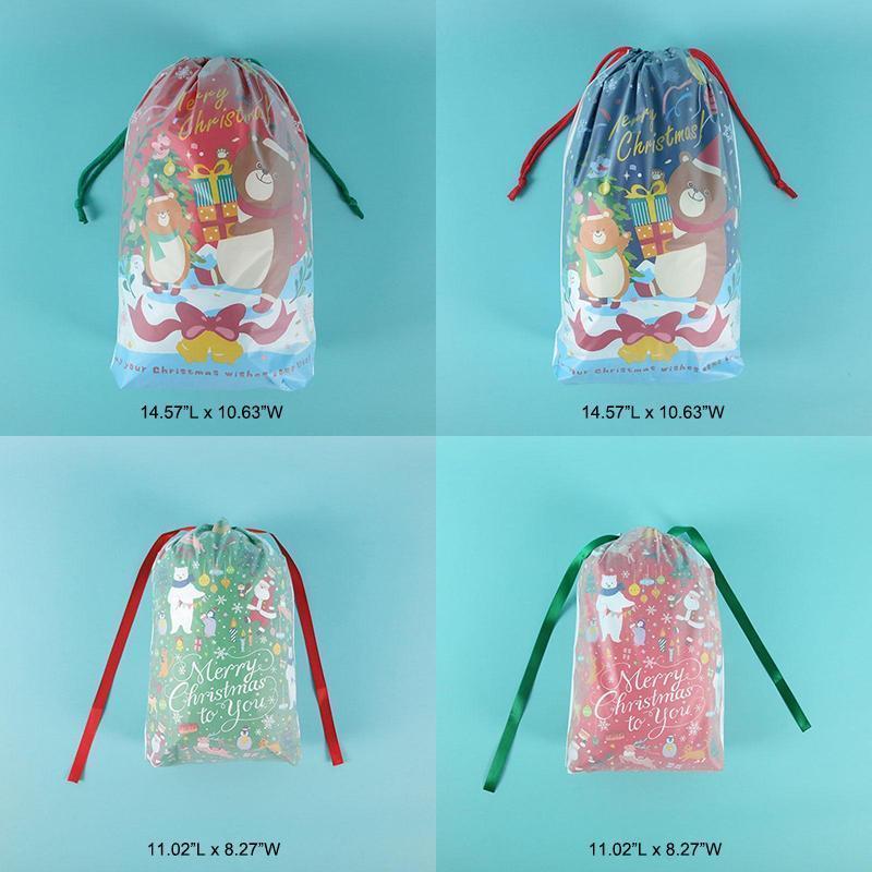 Drawstring Christmas Gift Bags