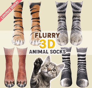 Flurry 3D Animal Paw Socks-[ONE SIZE FITS ALL]