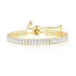 18K Gold Plated Cubic Zirconia Bracelet