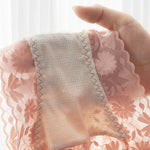 French Ice Silk Lace Belly Panties