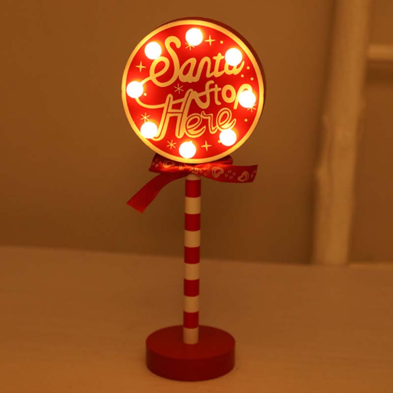 Christmas Street Sign Decoration Lights