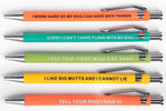 Funny Dog/Cat People Pens, A snarky gag gift for pet owners