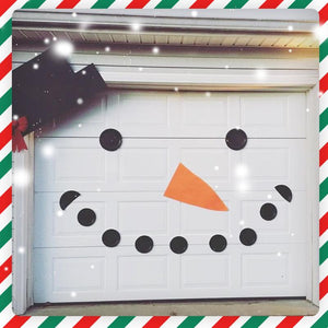 GARAGE DOOR SNOWMAN (16PCS SET)