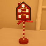 Christmas Street Sign Decoration Lights