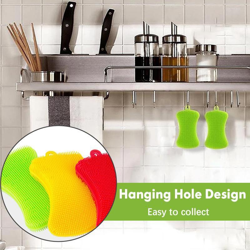 Silicone Kitchen Dishwashing Brush