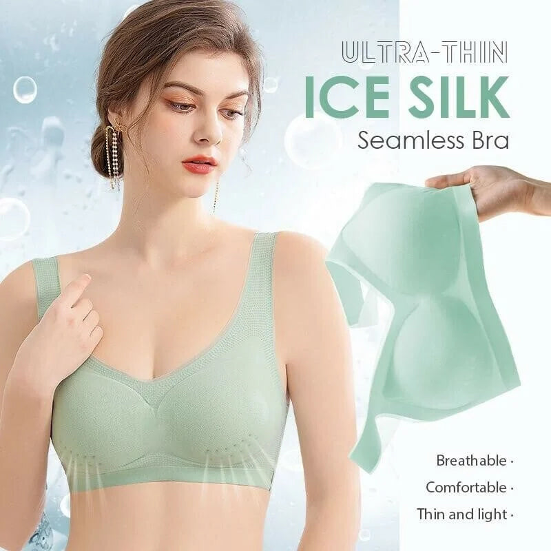 Ice Silk Ultra-thin Seamless Bra