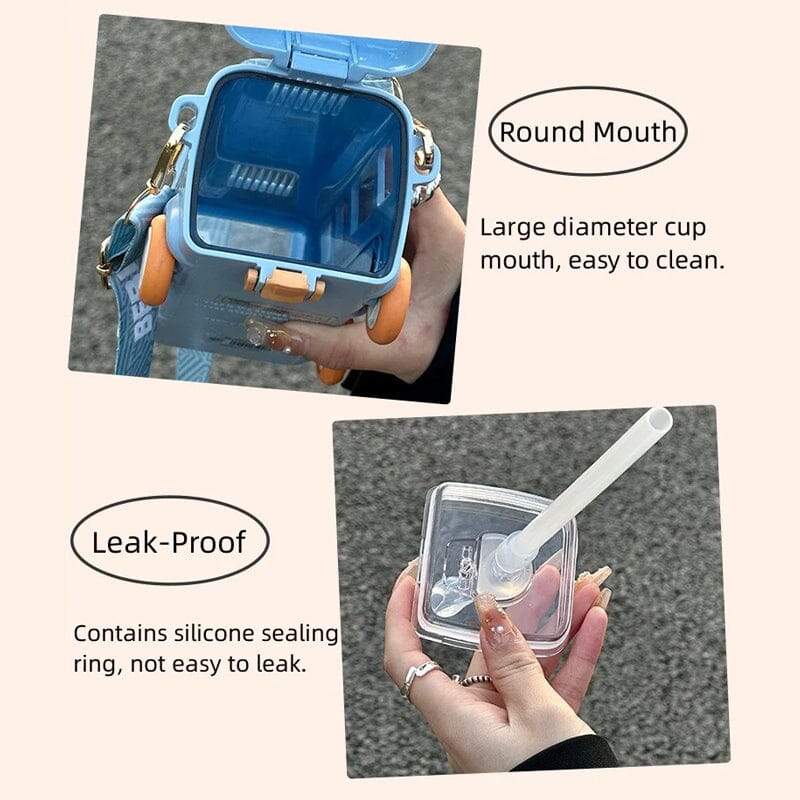 Portable Water Cup In Bus Shape