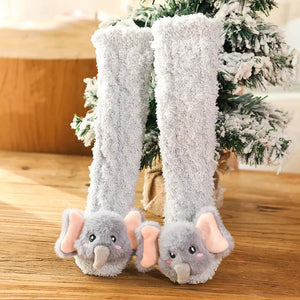 Children's Animal Coral Fleece Socks