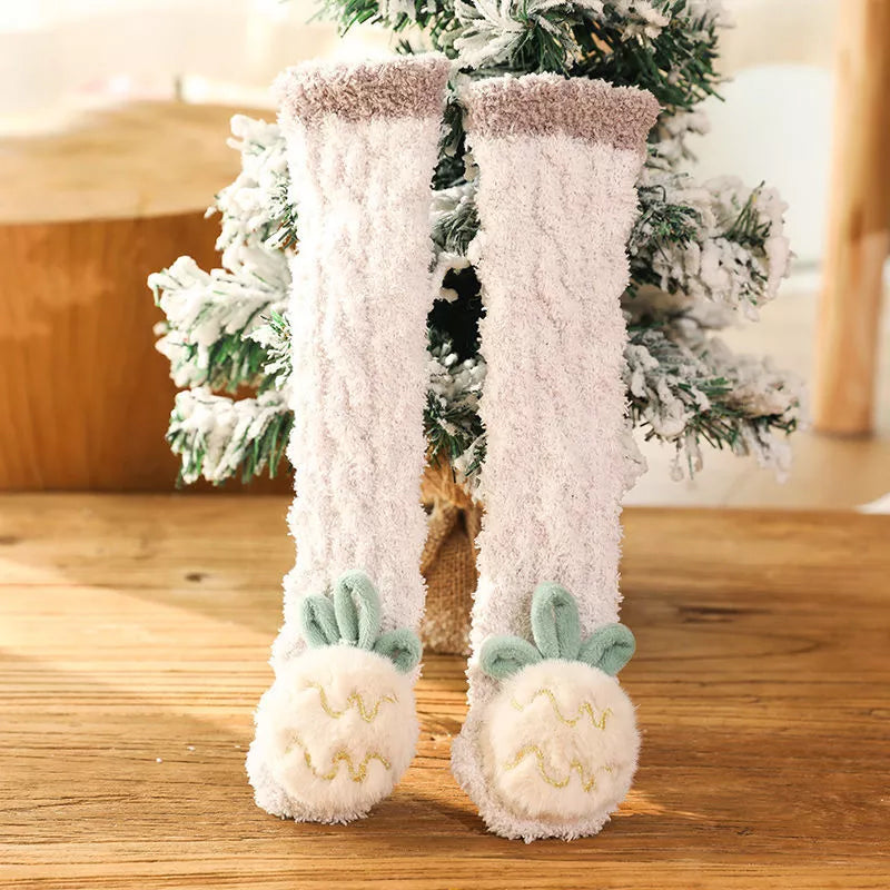 Children's Animal Coral Fleece Socks