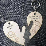 You Hold The Key to My Heart & Forever Couple Keychain