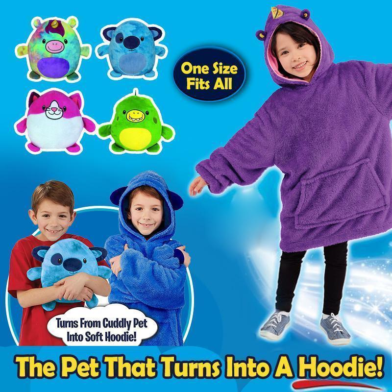 Cute Warm Comfy Oversized Pet Hoodie For Kids