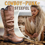 Cowboy Knee Boots Punk Boots