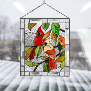 Rectangular Bird Pendant Window Hangings 🐦