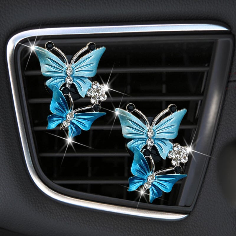 Bling Butterfly Car Accessories, Cute Car Air Freshener