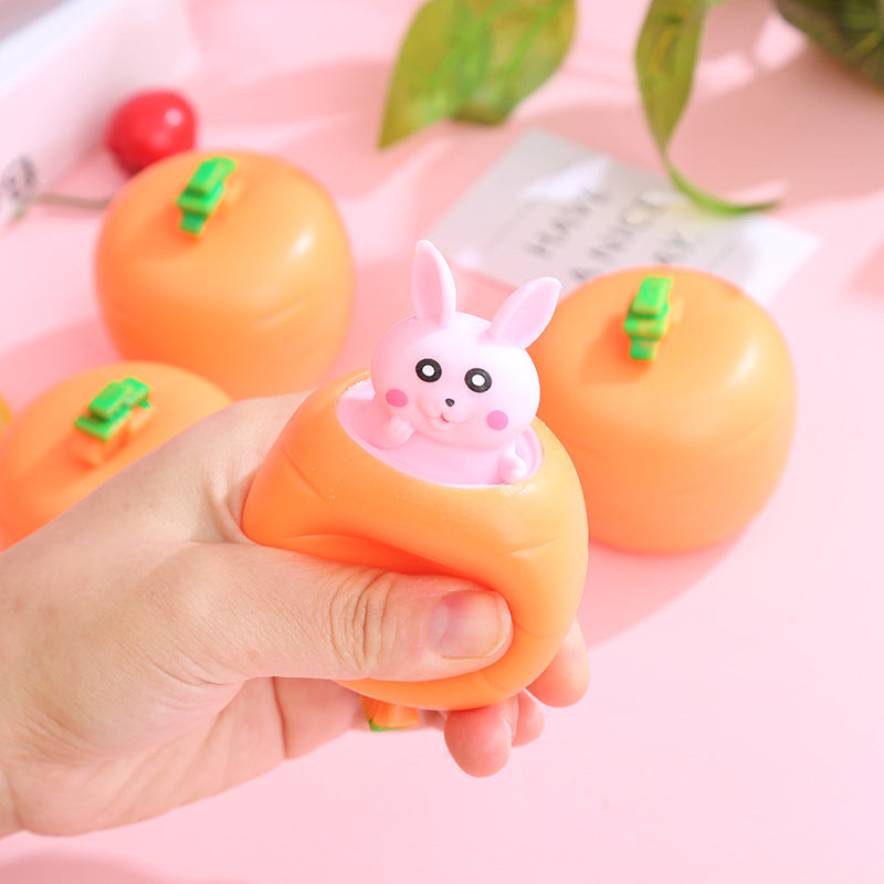 Squeeze Toy Carrot Doll