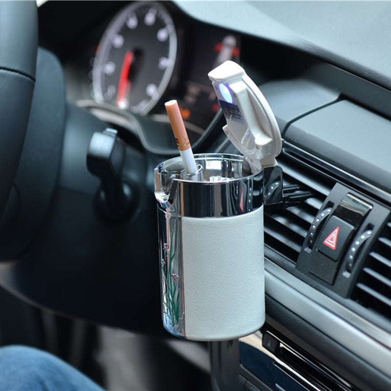 Portable Led Light Car Ashtray