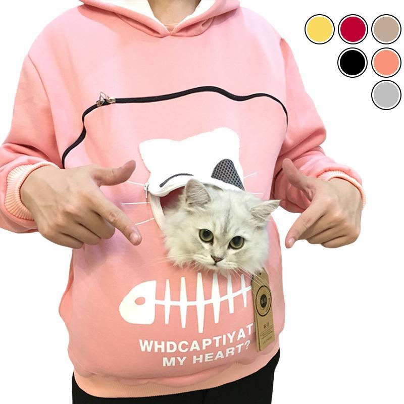 Animal Pouch Sweatshirt Hoodie