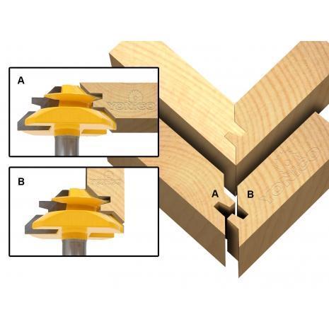 45° Lock Miter Router Bit - Limited Time Sale!