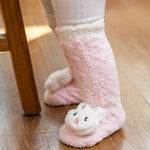 Children's Animal Coral Fleece Socks