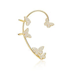 Withinhand Fashion Butterfly Climber Earrings