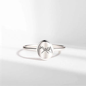 Side By Side Promise Ring