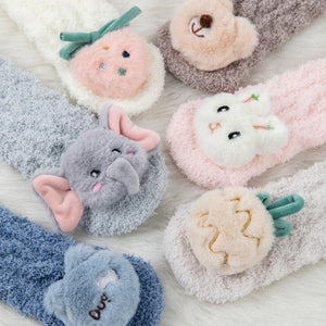 Children's Animal Coral Fleece Socks