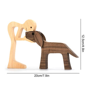 Pet Lover - Wood Sculpture Table Ornaments