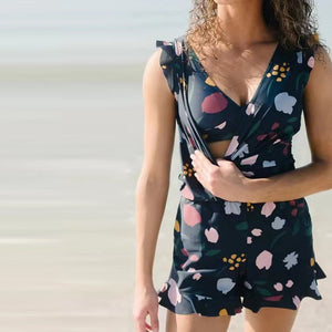 Swim Romper Built-in Bra