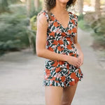 Swim Romper Built-in Bra